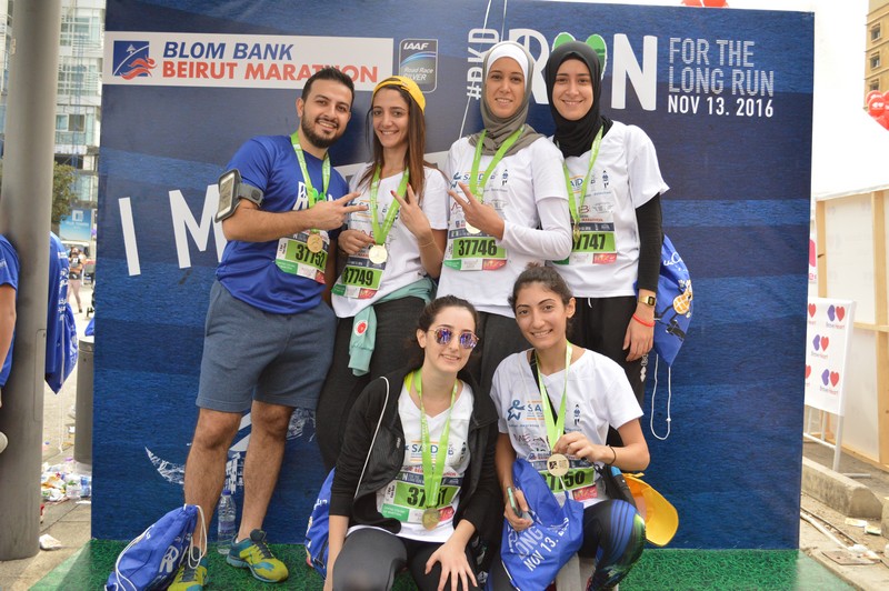 BLOM BANK Photobooth at the BLOM BANK Beirut Marathon